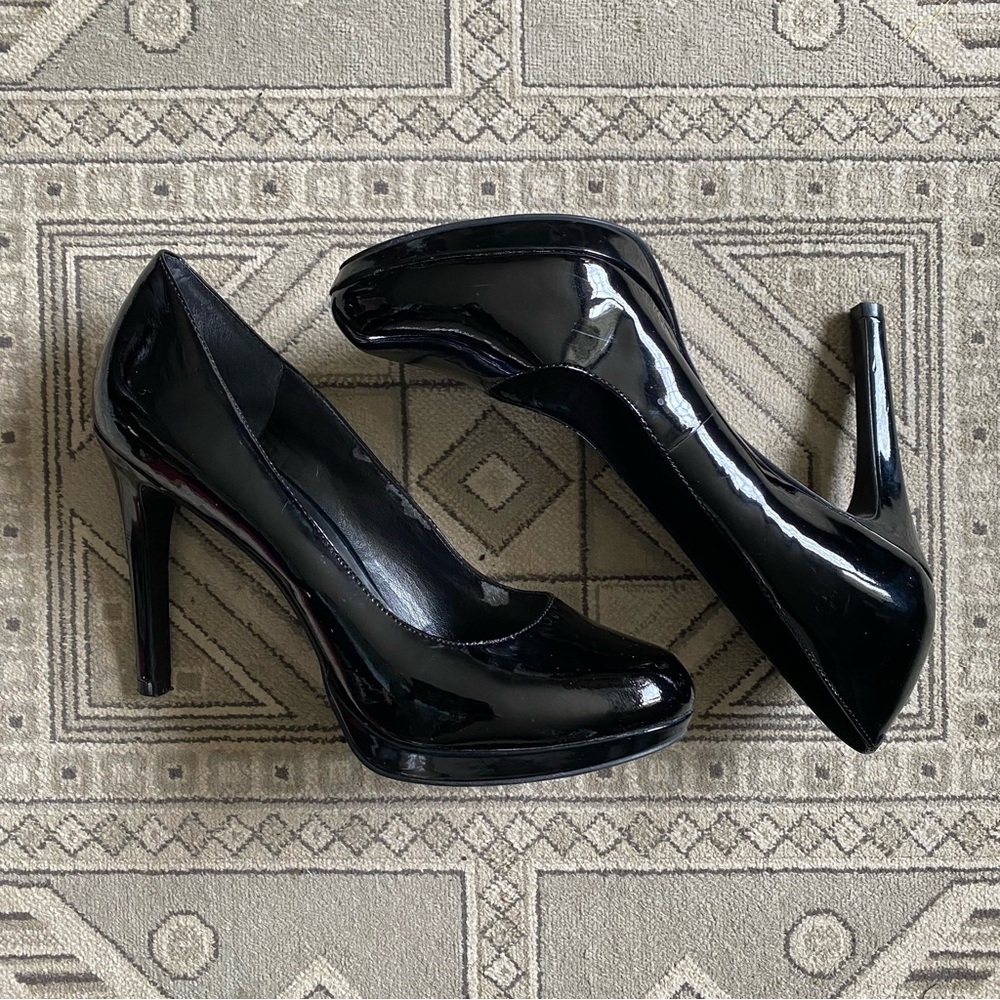 BCBGeneration Tina Black Platform Heels